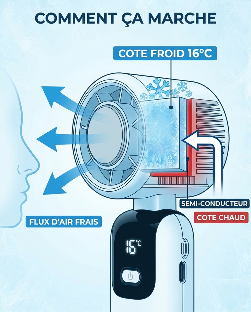 Comment Canicool fabrique du froid